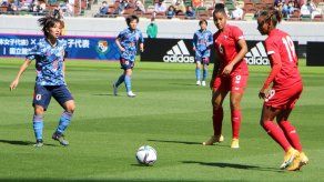 Partido amistoso entre las selección femenina de Panamá y Japón.