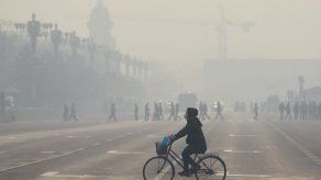 Pekín empieza el 2017 bajo una espesa capa de contaminación