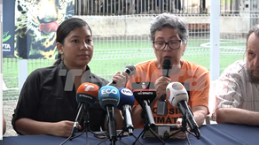 Organizaciones ambientalistas&nbsp; en conferencia de prensa piden moratoria minera e inconstitucionalidad del contrato.