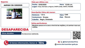 Activan Alerta Amber por Minoschtka Gicela Mendoza Castillo