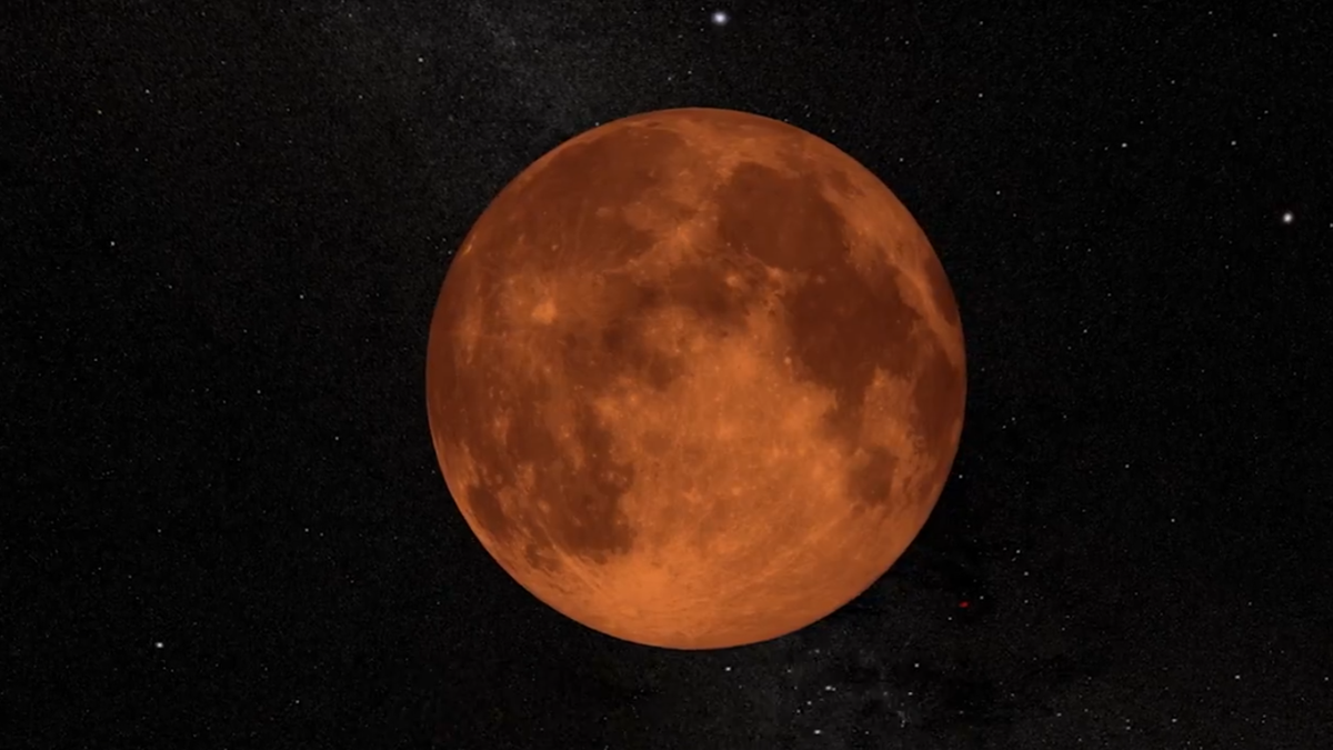 Así se vio el eclipse lunar total y la luna de sangre
