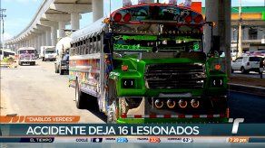 Diablos verdes estuvieron involucrados en accidentes de tránsito con varios lesionados