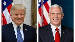 Develan retrato oficial de Trump