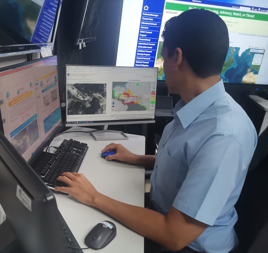 El IMHPA participó del Simulacro Regional Caribe Wave 2024.