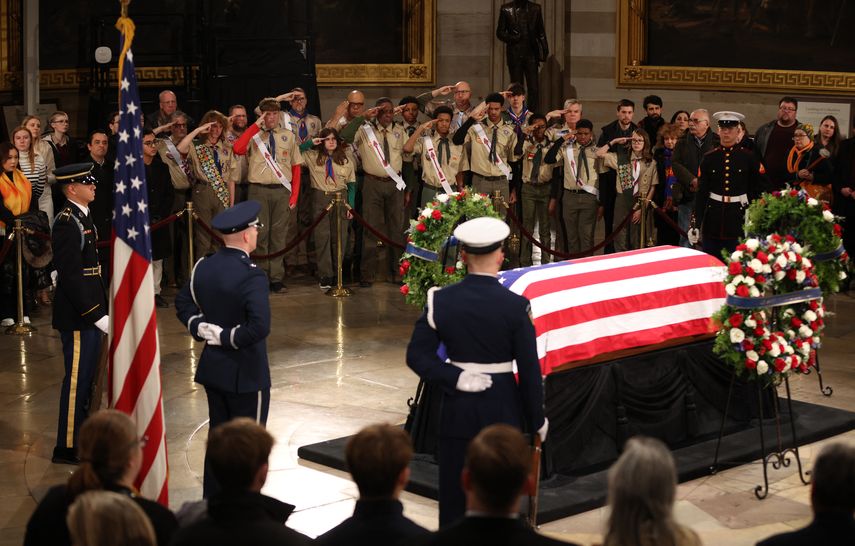 Estados Unidos se despide del expresidente Jimmy Carter con un funeral de Estado