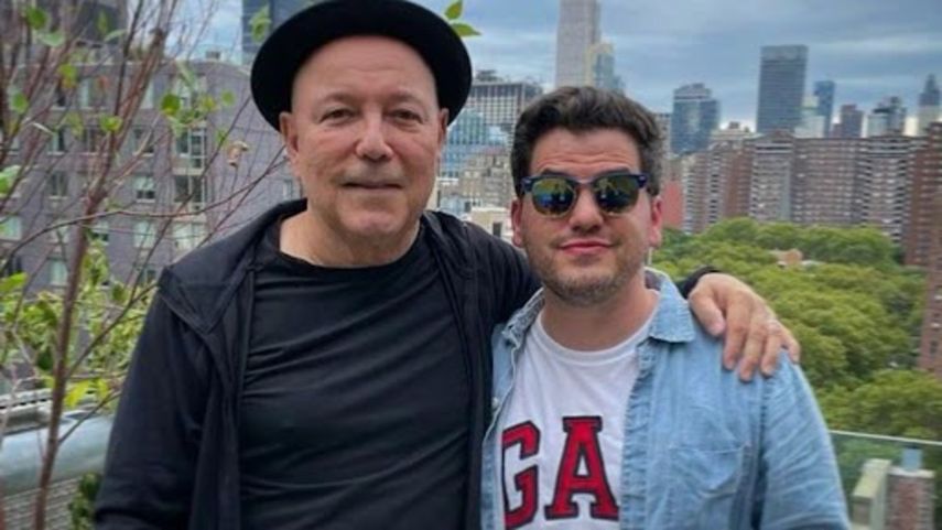 Rubén Blades y Oscar Faarup.