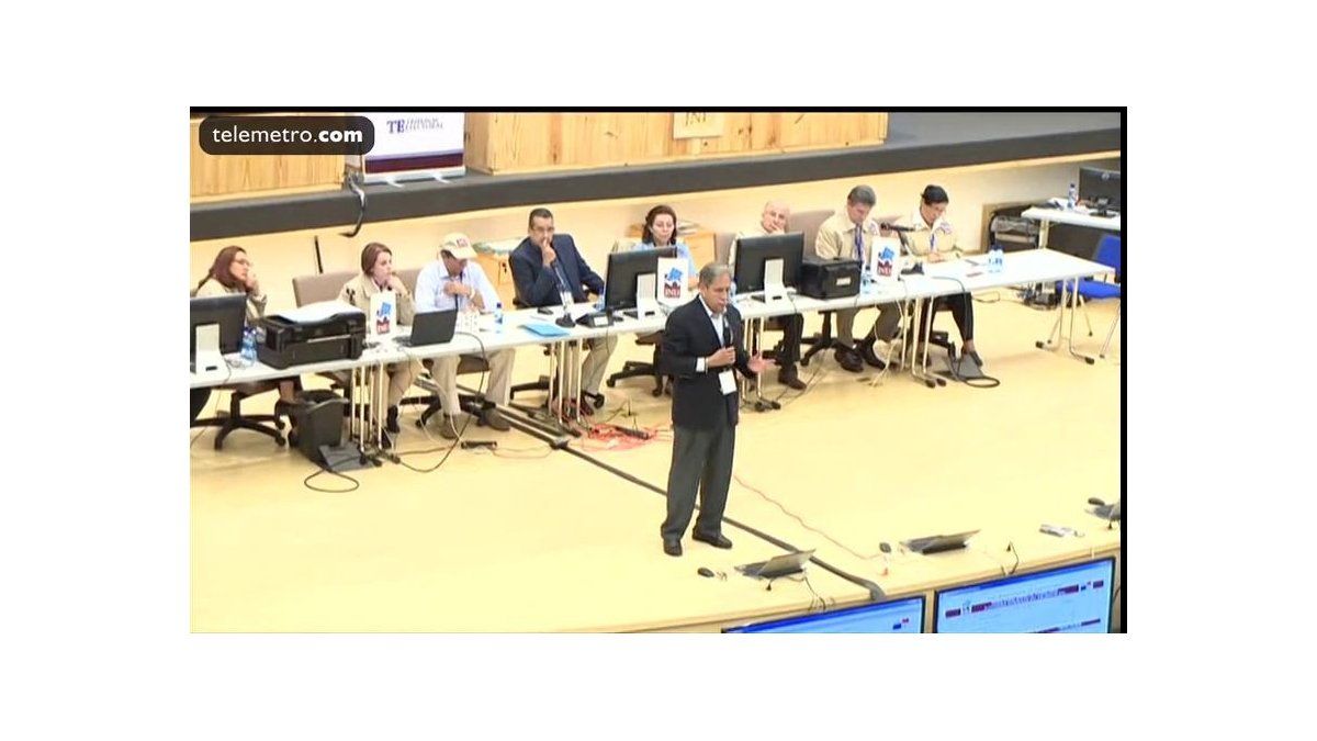 Junta Nacional de Escrutinio realiza simulacro de recibimiento de actas