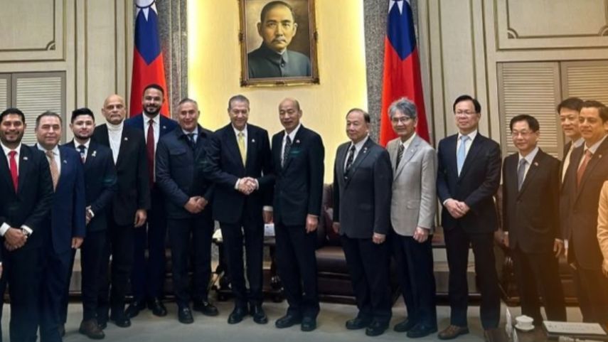 Presidente del Parlamento de Taiwán recibe a diputados panameños