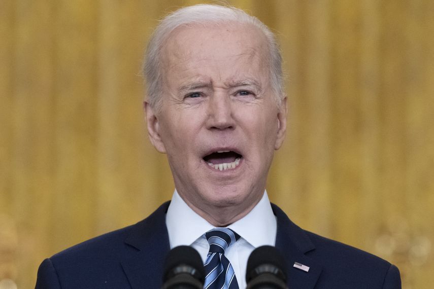El presidente estadounidense Joe Biden