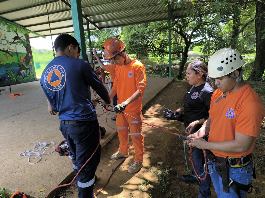 SINAPROC Veraguas refuerza técnicas de rescate