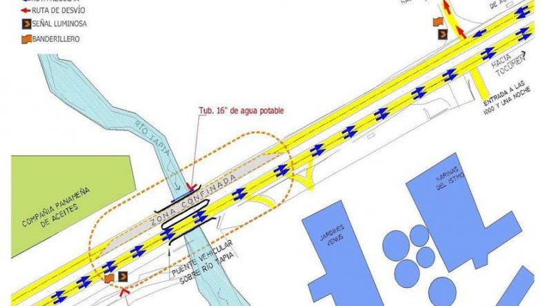 Tránsito vehicular y agua potable afectados este domingo por trabajos en Ave. Domingo Díaz