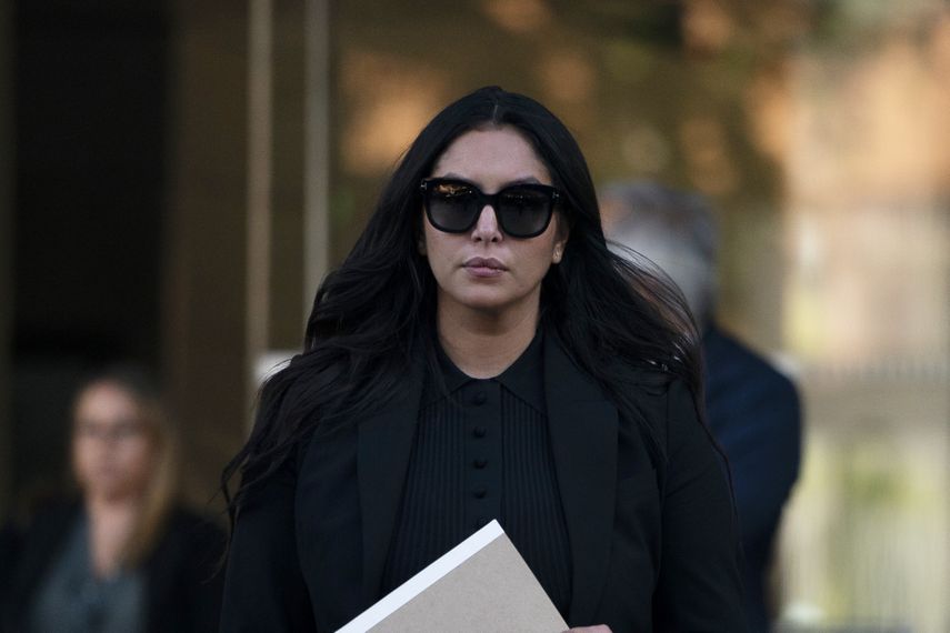 Los abogados de Vanessa Bryant no presentaron argumentos tras el testimonio de la mujer