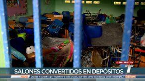 Escuela en Panamá Norte se convierte en depósito de sillas