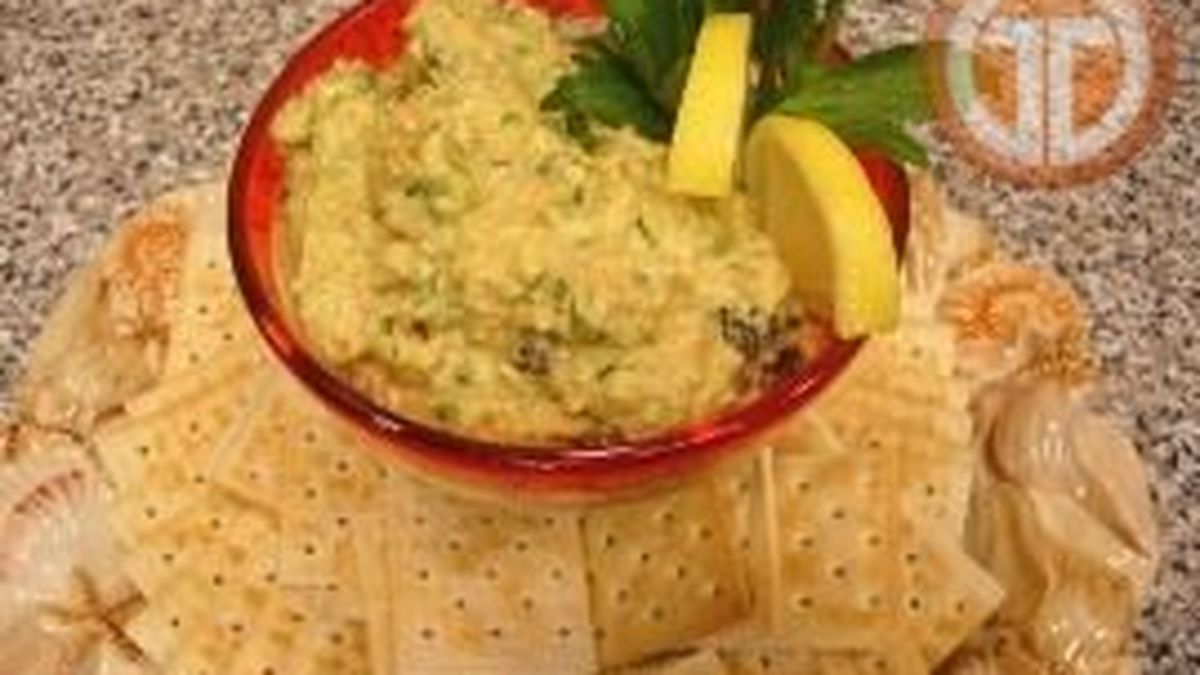 Dip de tuna al curry y pasas