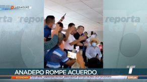 Miembros de Anadepo rompen acta de compromiso firmada con el Gobierno