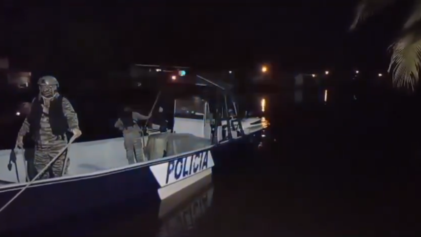 Rescatan a siete personas que habían quedado a la deriva en alta mar en Bocas del Toro.