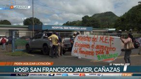Protestan en Cañazas para exigir que concluya la construcción de hospital