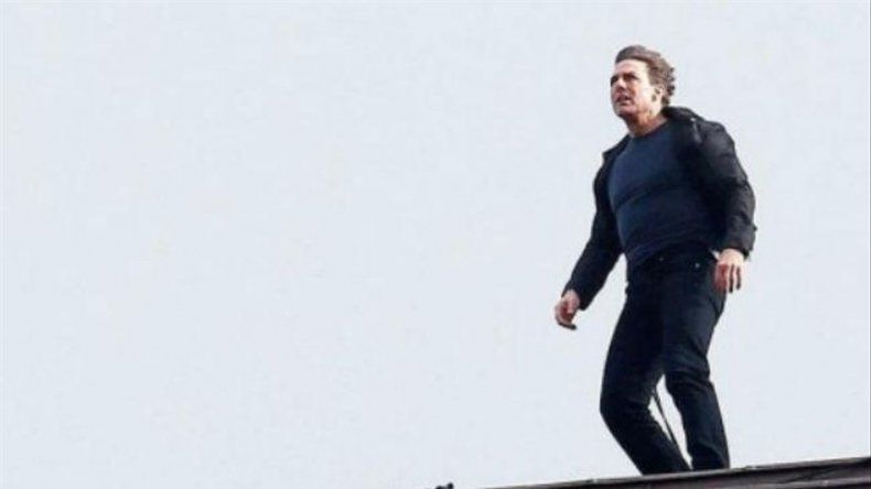 Tom Cruise vuelve a las andadas saltando por los tejados de Londres