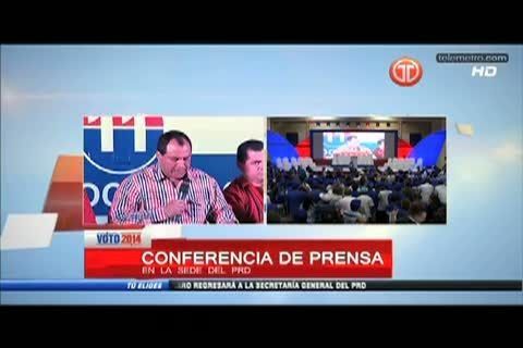 Navarro ganador de primarias PRD con más del 90% de votos