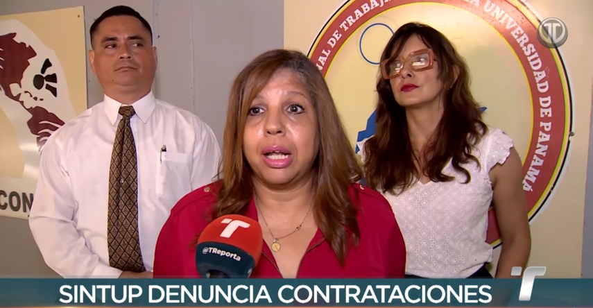 Marlena de León, dirigente del Sindicato de Trabadores de la Universidad de Panamá. Marlena de León, dirigente del Sindicato de Trabadores de la Universidad de Panamá.