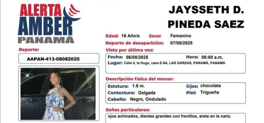 Activan Alerta Amber por desaparición.