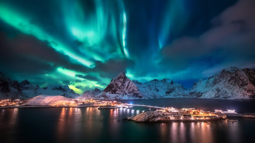 Evento de auroras boreales Evento de auroras boreales