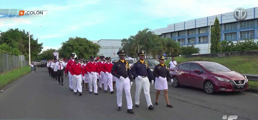 Desfile en la provincia de Colón.