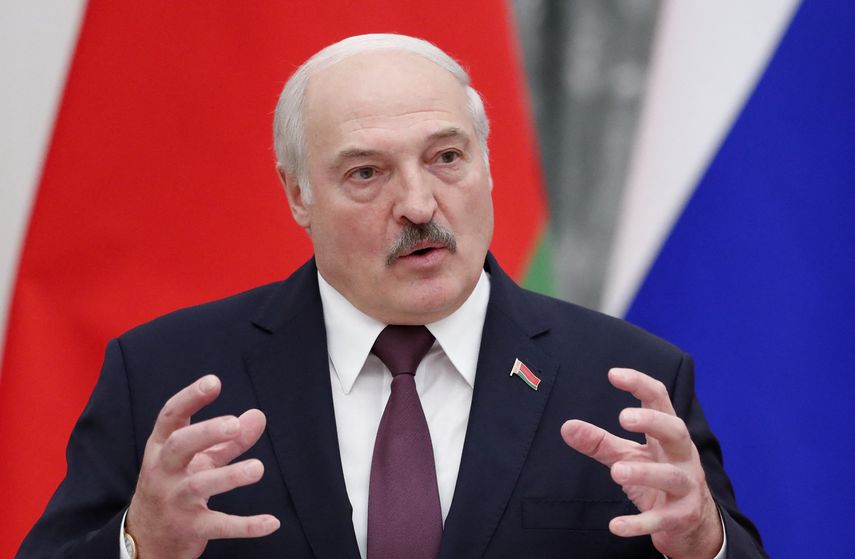 El presidente bielorruso Alexander Lukashenko.﻿