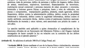 Hasta 12 años de prisión a quienes amenacen a policías