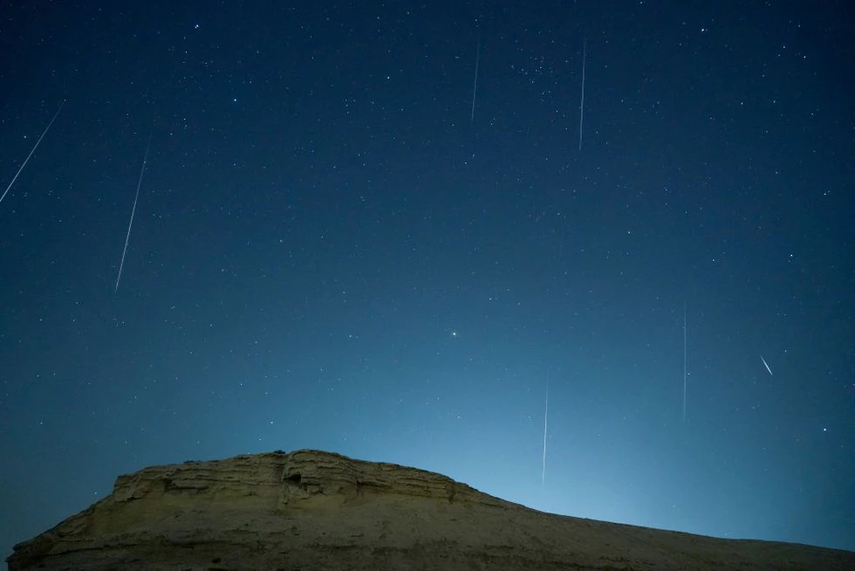 Lluvia de meteoros o Gemínidas 