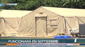 Instalan hospital de campaña en Renacimiento que funcionará en septiembre