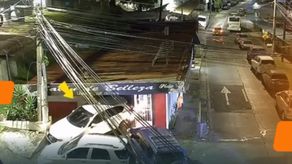 Cámaras captan accidente de tránsito en la vía principal de Paraíso, en San Miguelito.