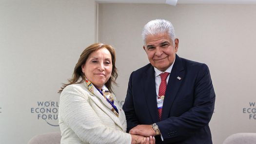 Presidente Mulino se reúne con la presidenta de Perú, Dina Boluarte