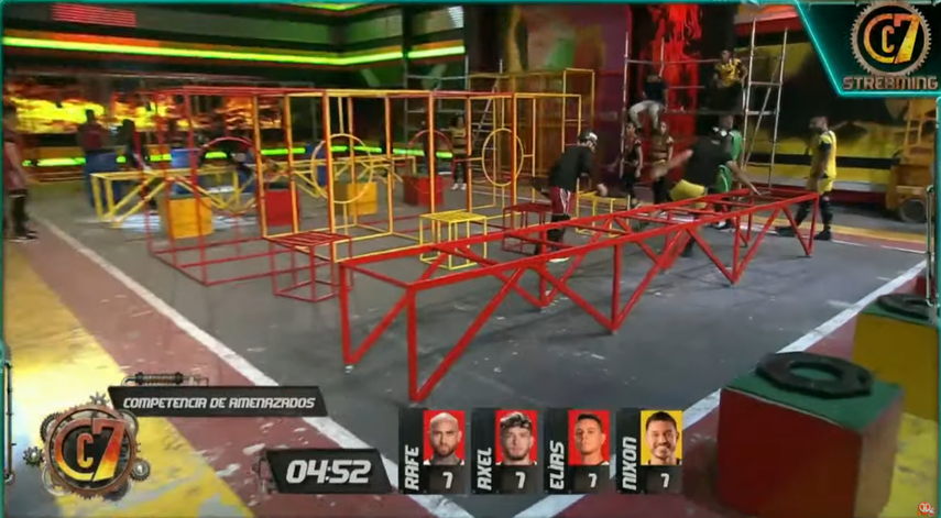 Calle 7: Vicky y Axel eliminados del campo de batalla en la competencia de amenazados.