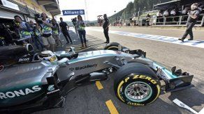Hamilton domina última práctica del GP de Bélgica