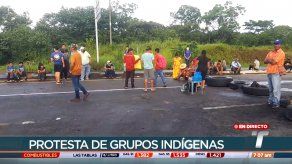 Manifestantes mantienen cerradas varias vías en Chiriquí