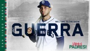 Javier Guerra debutó con los Padres y se convirtió en el panameño 60 en Grandes Ligas