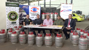 Decomisan tanques de gas que iban a ser transportados ilegalmente hacia Costa Rica Decomisan tanques de gas que iban a ser transportados ilegalmente hacia Costa Rica