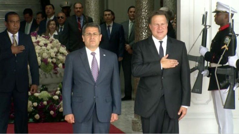 Presidente de Honduras realiza visita de trabajo en Panamá