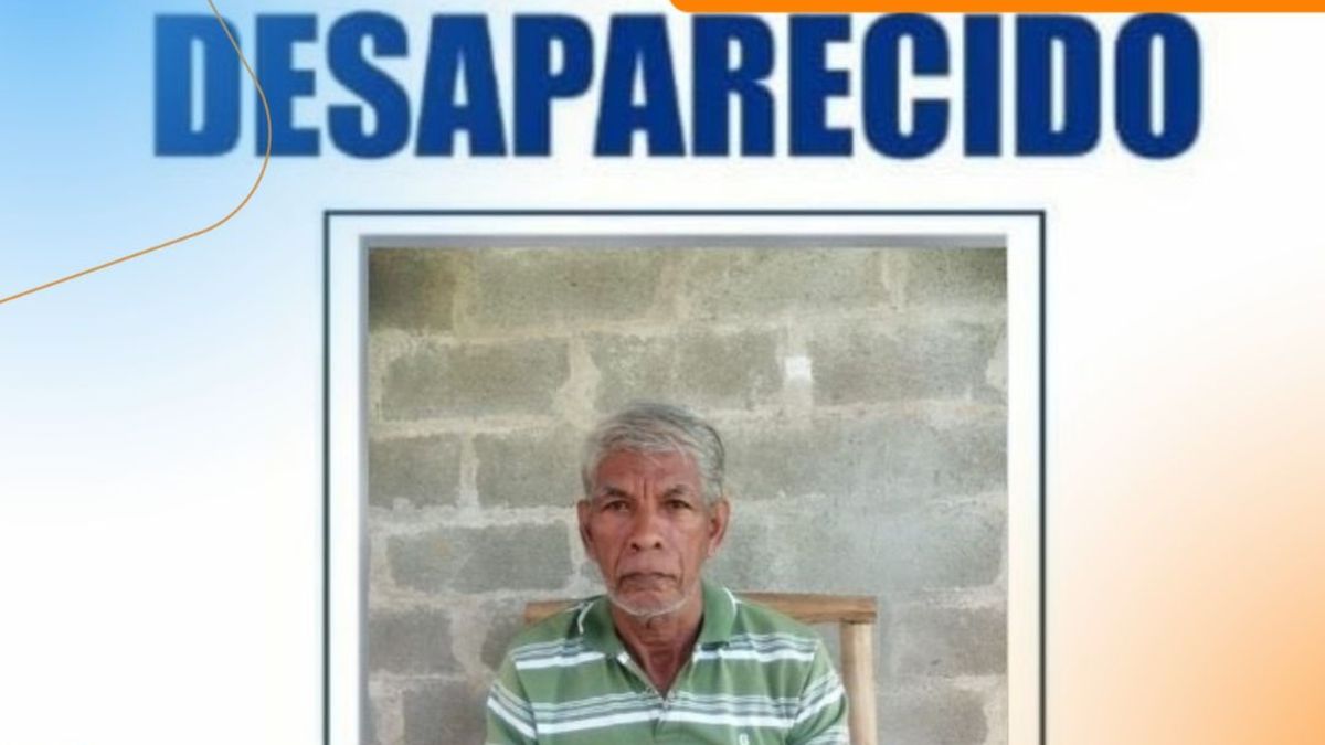 Reportan desaparición del señor Andrés Guzmán.