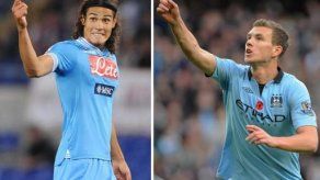 Negociaciones entre Nápoles y Manchester City por Dzeko y Cavani