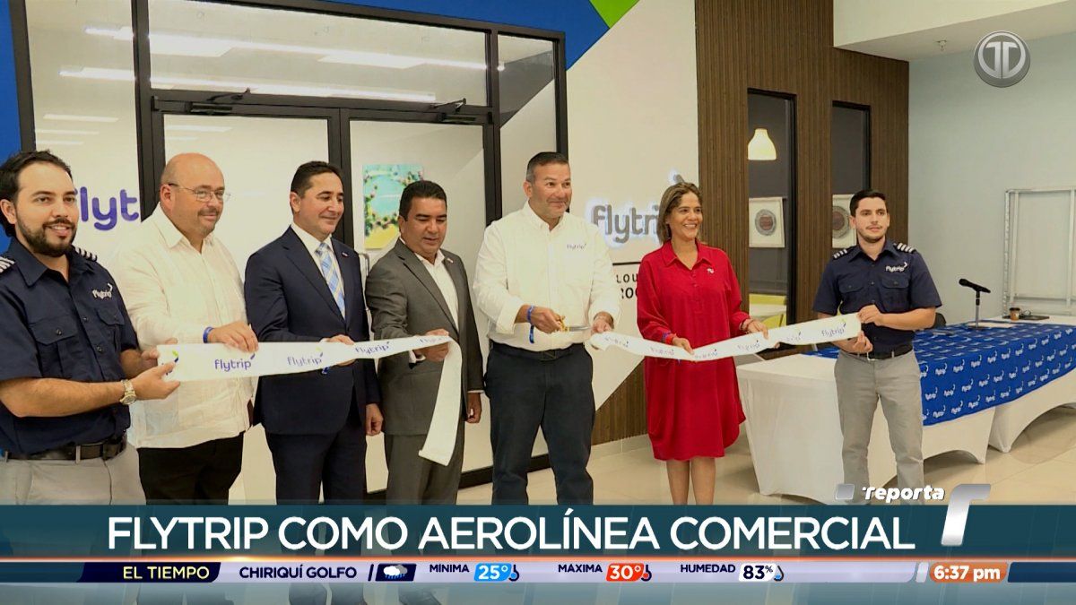 Realizan el vuelo inaugural de la aerolínea Flytrip a Bocas del Toro