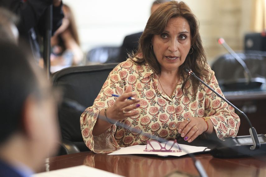 La presidenta de Perú