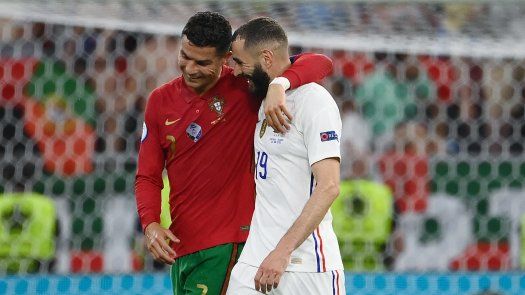 Cristiano Ronaldo y Karim Benzema, figuras de la Eurocopa 2020