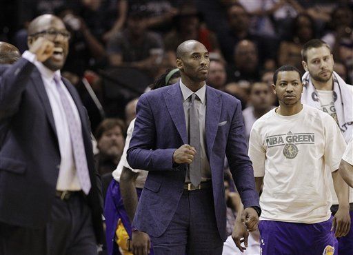 Kobe Bryant fuera de acción por cuarto partido consecutivo