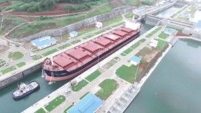 Pruebas en esclusa de Agua Clara a días de inaugurar el Canal