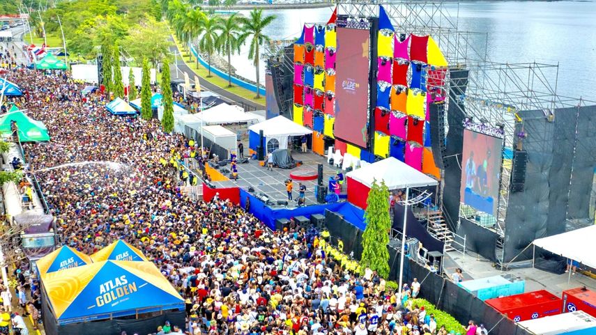 Alcalde informa que más de 50 mil personas asistieron al Festival Carnavalístico este martes