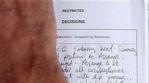 Documento revela plan de policía británica contra Assange