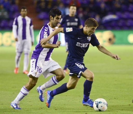 Valladolid y Málaga empatan un partido muy agitado