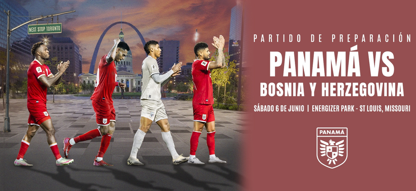 Partido amistoso Panamá vs. Bosnia y Herzegovina.